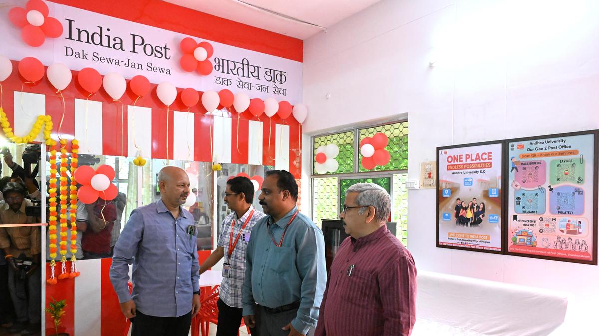 a-p-s-first-gen-z-post-office-opens-at-andhra-varsity-campus-the-hindu